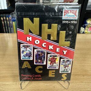 1995 1996 NHL Hockey Aces Bicycle Playing Cards, Wayne Gretzky FACTORY SEALED